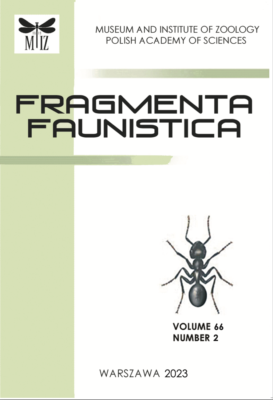 Fragmenta Faunistica special issue cover